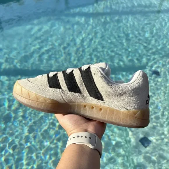 MEN'S Adidas Adimatic Low Sneaker Off White IE2226 - Picture 9 of 10